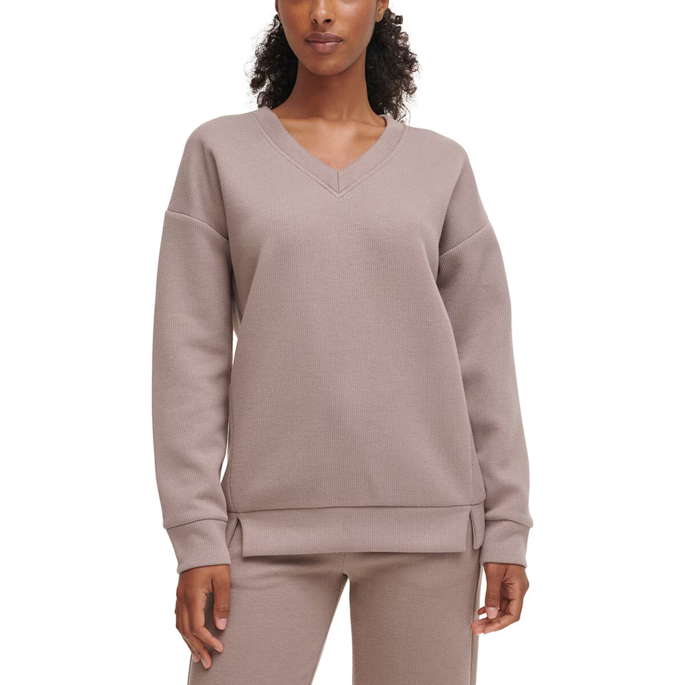 *Andrew Marc Women's Ribbed V-Neck - XL